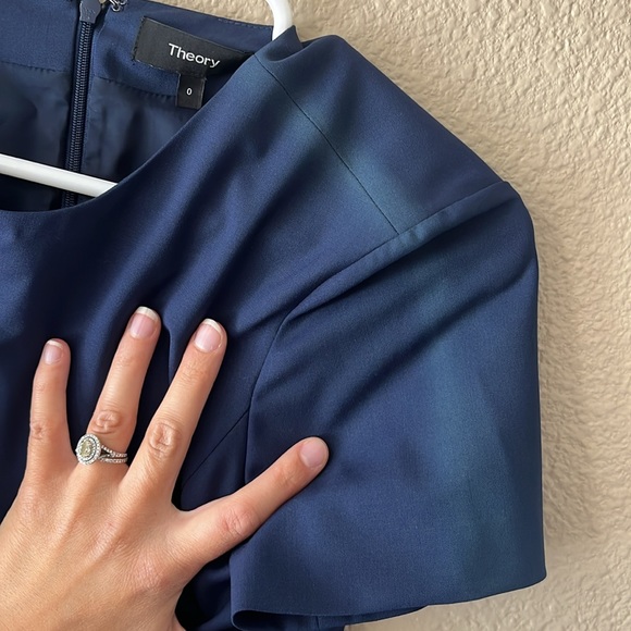 Theory Navy Blue Sheath Dress - Picture 5 of 10